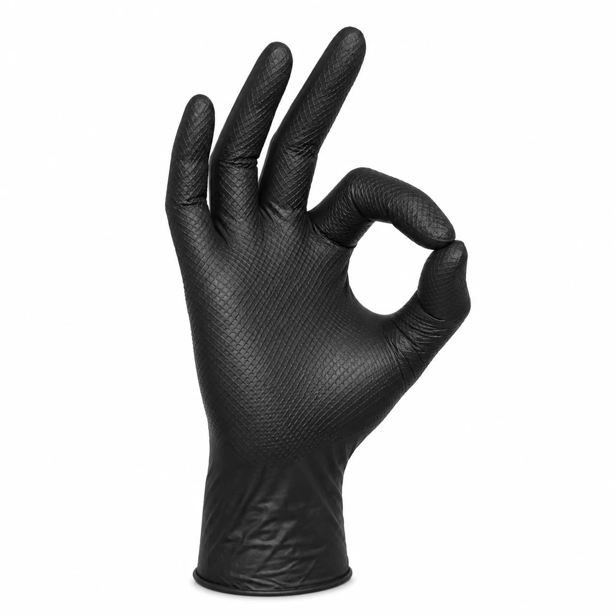 8mil Textured Nitrile Gloves 100 Pack