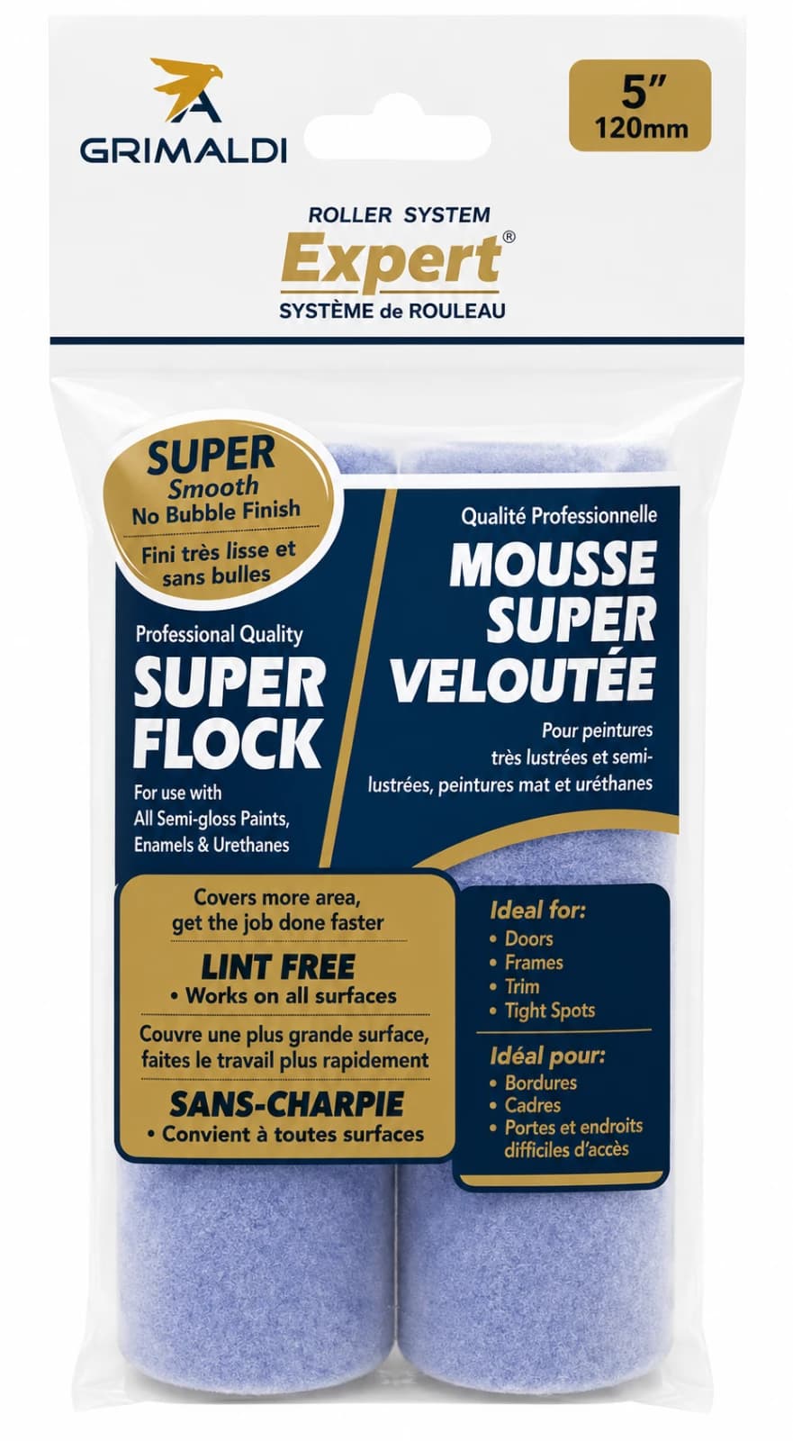 Super Flock Foam Roller 5"